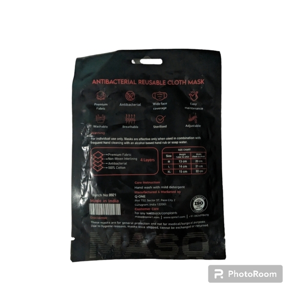 Face Mask, Reusable, Washable, Cotton cloth. - Picture 3 of 8